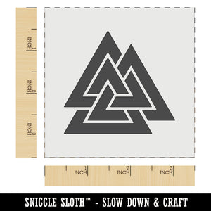 Valknut Symbol Viking Wall Cookie DIY Craft Reusable Stencil