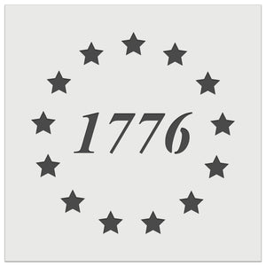 1776 Betsy Ross Flag Stars USA United States of America Wall Cookie DIY Craft Reusable Stencil