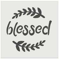 Blessed Wheat Strands Wall Cookie DIY Craft Reusable Stencil