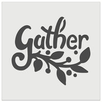 Gather Pretty Foliage Autumn Fall Harvest Wall Cookie DIY Craft Reusable Stencil