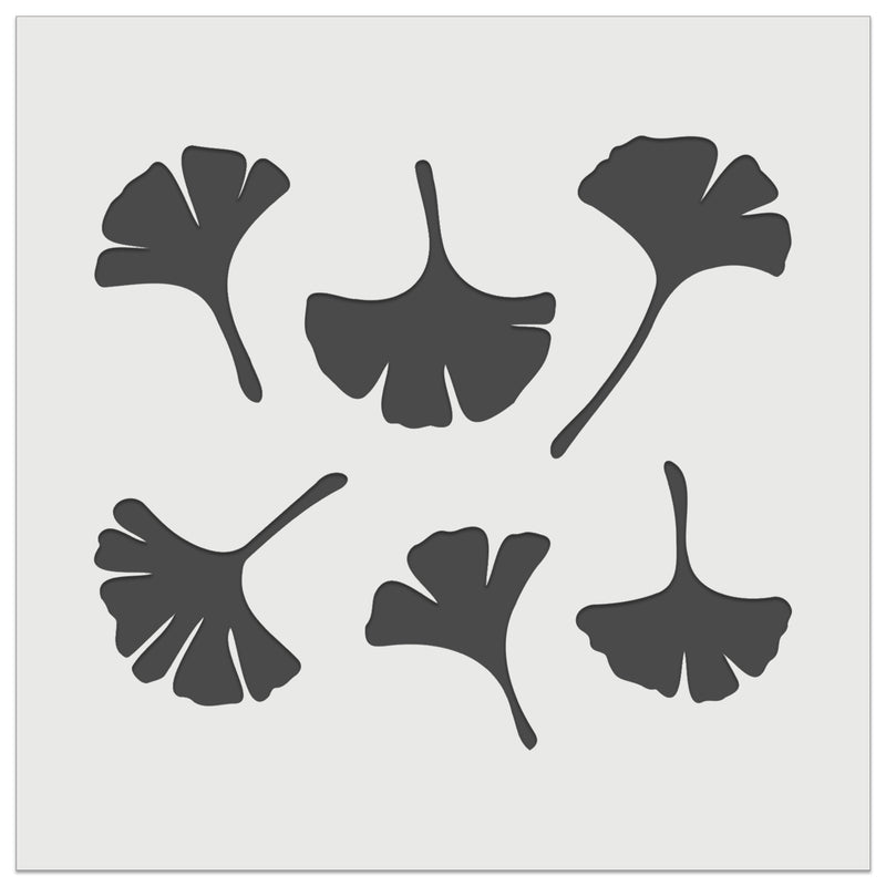 Gingko Leaves Wall Cookie DIY Craft Reusable Stencil