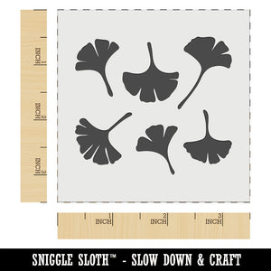 Gingko Leaves Wall Cookie DIY Craft Reusable Stencil