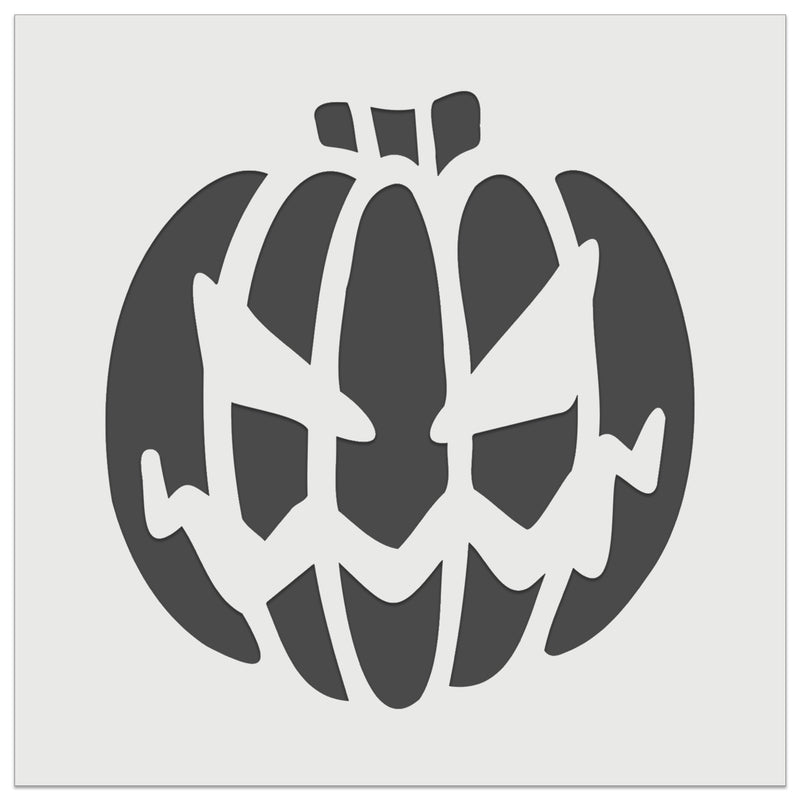 Halloween Jack-O'-Lantern Pumpkin Wall Cookie DIY Craft Reusable Stencil