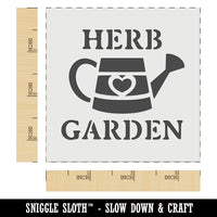 Herb Garden Watering Can Wall Cookie DIY Craft Reusable Stencil