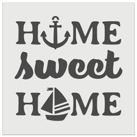 Nautical Beach Home Sweet Home Wall Cookie DIY Craft Reusable Stencil