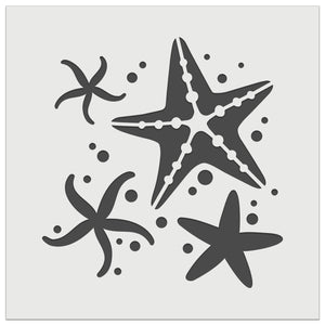 Ocean Starfish Sea Stars Wall Cookie DIY Craft Reusable Stencil