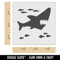 Shark and School of Fish Wall Cookie DIY Craft Reusable Stencil