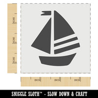 Summer Sailboat Sailing Wall Cookie DIY Craft Reusable Stencil