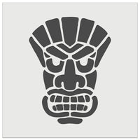 Tiki Mask Hawaii Luau Wall Cookie DIY Craft Reusable Stencil