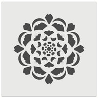 Geometric Artichoke Flower Top Wall Cookie DIY Craft Reusable Stencil