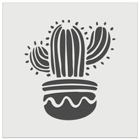 Potted Saguaro Cactus Succulent Plant Wall Cookie DIY Craft Reusable Stencil