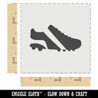 Soccer Football Cleats Sports Shoes Wall Cookie DIY Craft Reusable Stencil