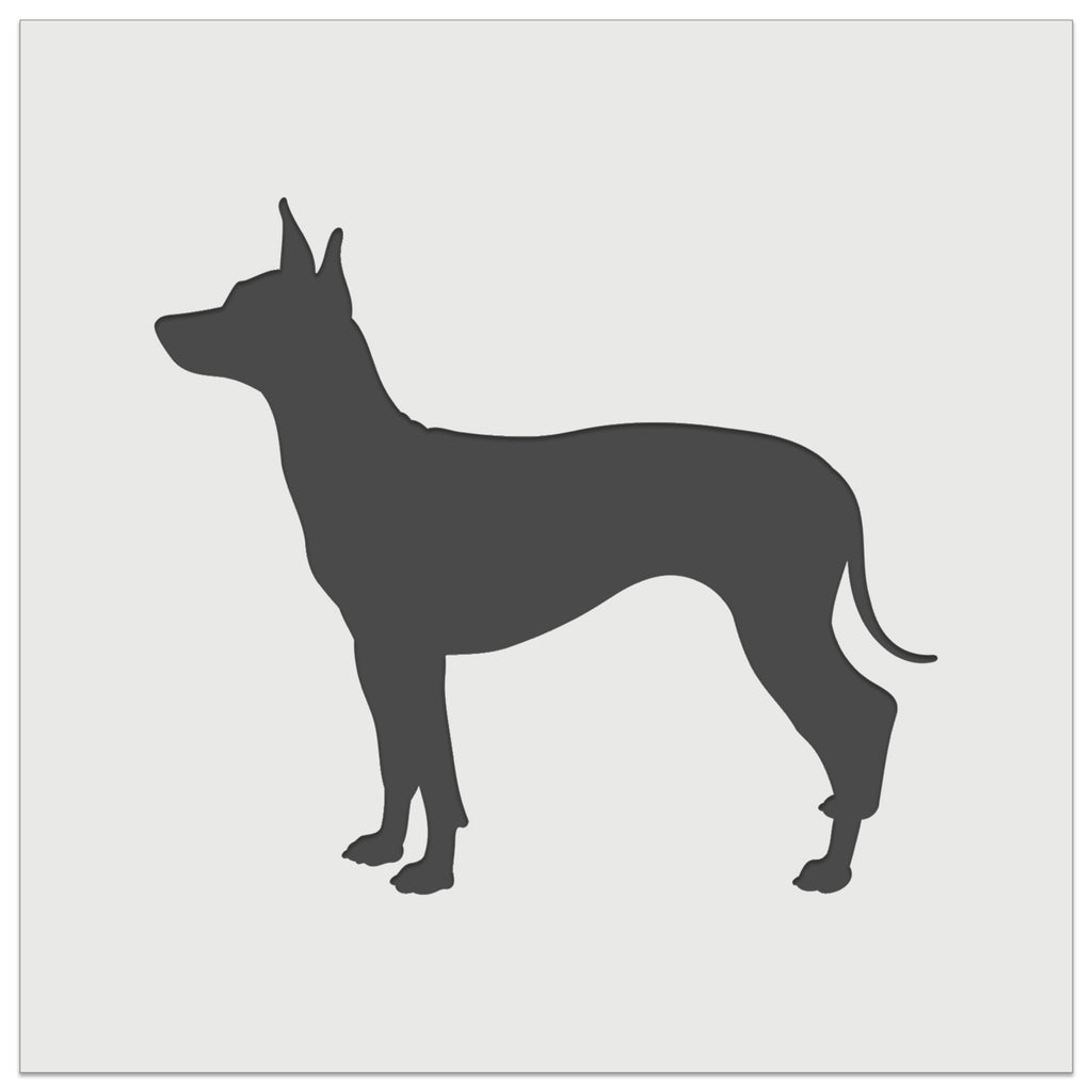American Hairless Terrier Dog Solid Wall Cookie DIY Craft Reusable Stencil