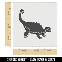 Ankylosaurus Dinosaur Wall Cookie DIY Craft Reusable Stencil