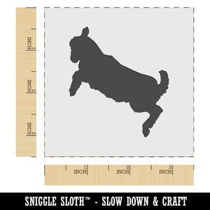 Baby Goat Jumping Playing Wall Cookie DIY Craft Reusable Stencil