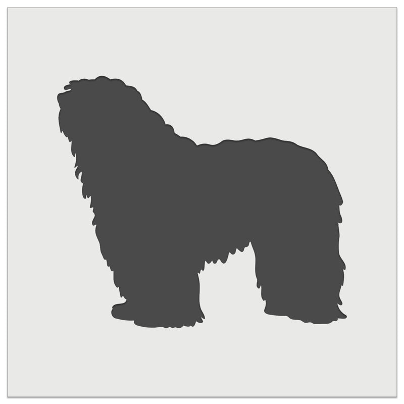 Bergamasco Sheepdog Dog Solid Wall Cookie DIY Craft Reusable Stencil