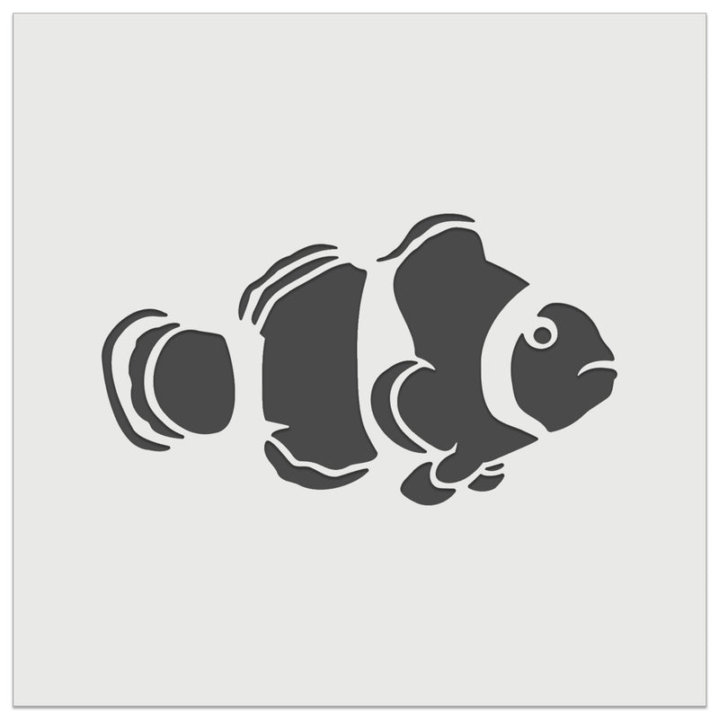 Clownfish Clown Fish Wall Cookie DIY Craft Reusable Stencil