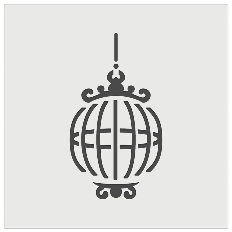 Fancy Ornate Bird Cage Wall Cookie DIY Craft Reusable Stencil