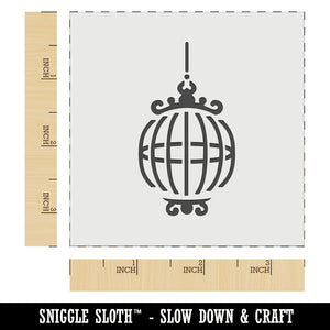 Fancy Ornate Bird Cage Wall Cookie DIY Craft Reusable Stencil