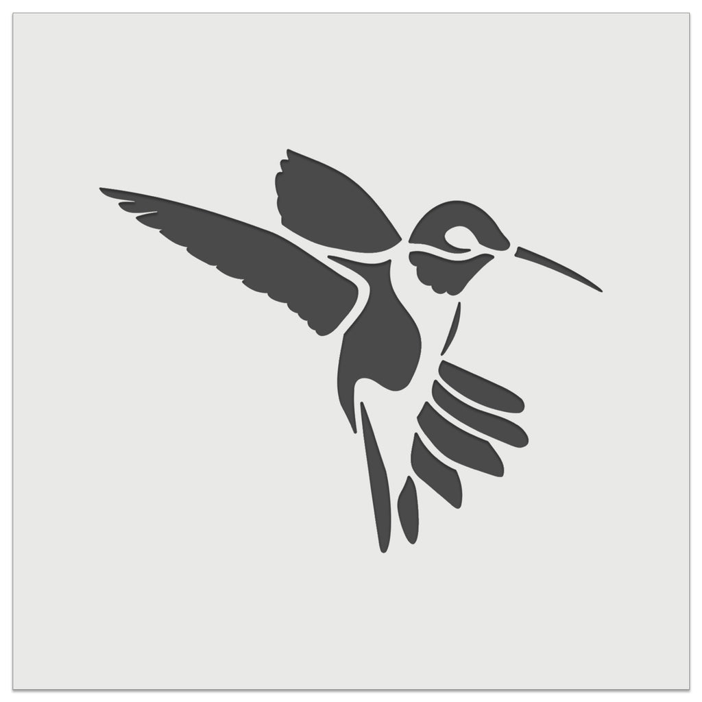 Fluttering Hummingbird Wall Cookie DIY Craft Reusable Stencil