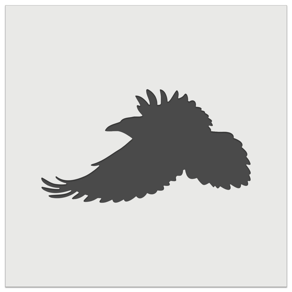 Flying Raven Bird Wall Cookie DIY Craft Reusable Stencil