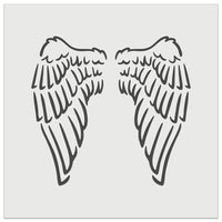 Folded Angel Wings Feathers Wall Cookie DIY Craft Reusable Stencil