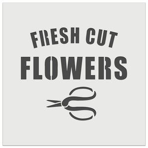 Fresh Cut Flowers Wall Cookie DIY Craft Reusable Stencil