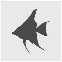Freshwater Angelfish Fish Silhouette Wall Cookie DIY Craft Reusable Stencil