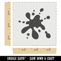 Paint Ink Blood Spatter Splat Drip Wall Cookie DIY Craft Reusable Stencil