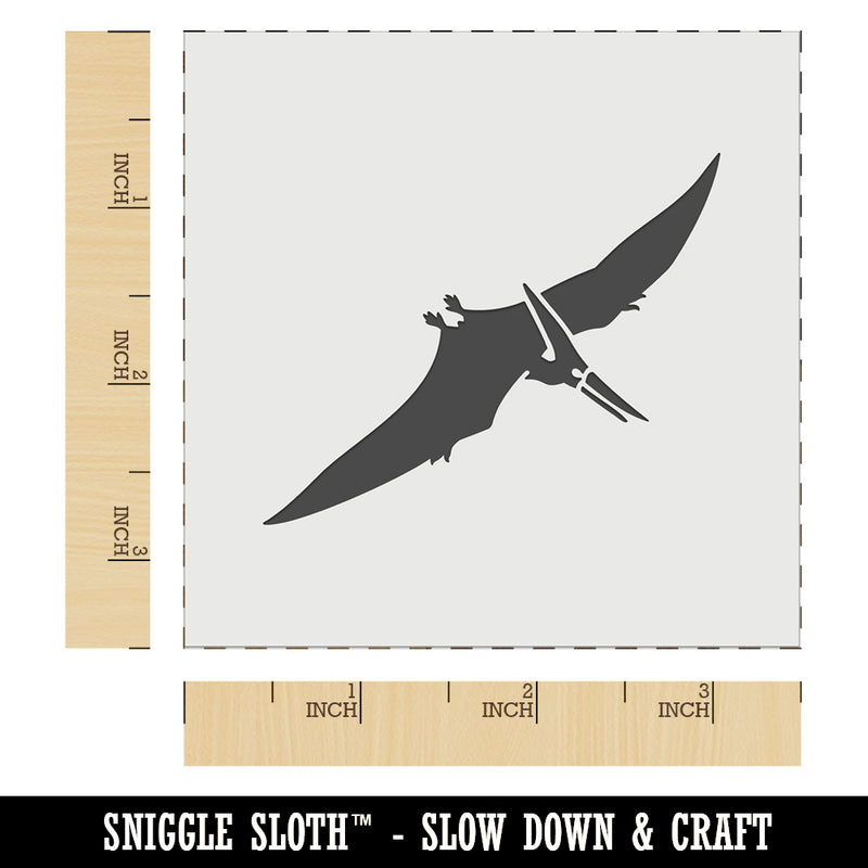 Pteranodon Dinosaur Wall Cookie DIY Craft Reusable Stencil