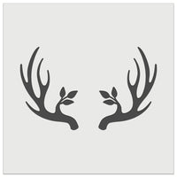 Deer Antlers Plant Detail Wall Cookie DIY Craft Reusable Stencil