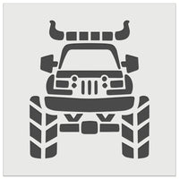 Monster Truck with Bull Horns Wall Cookie DIY Craft Reusable Stencil