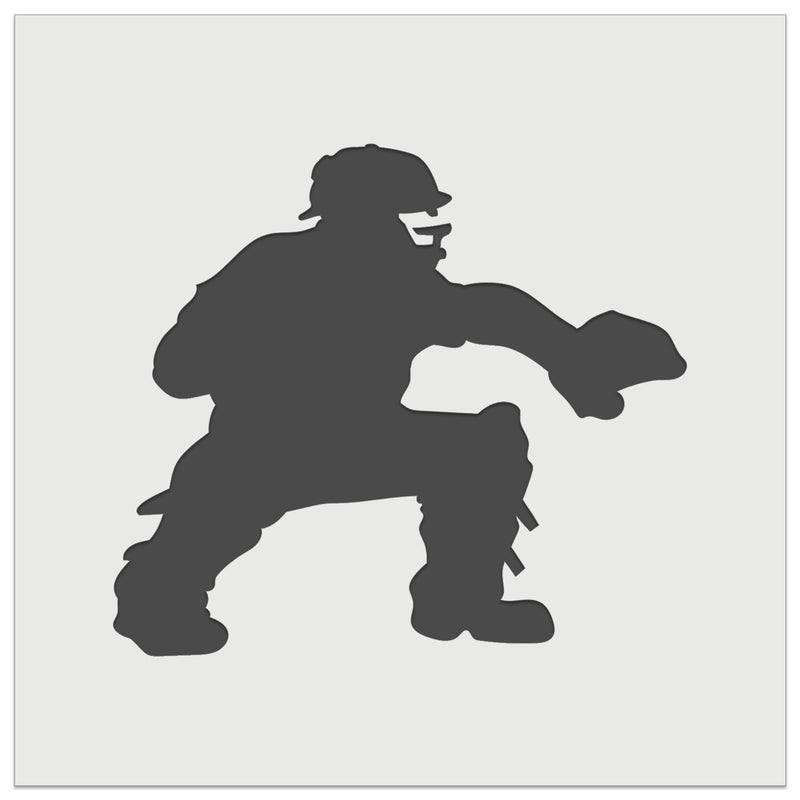 Baseball Player Catcher with Mitt Wall Cookie DIY Craft Reusable Stencil