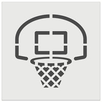 Basketball Hoop and Backboard Wall Cookie DIY Craft Reusable Stencil