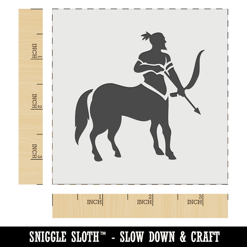 Centaur Mythical Creature Half Horse Man Saggitarius Wall Cookie DIY Craft Reusable Stencil