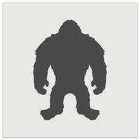 Hairy Bigfoot Sasquatch Standing Silhouette Wall Cookie DIY Craft Reusable Stencil