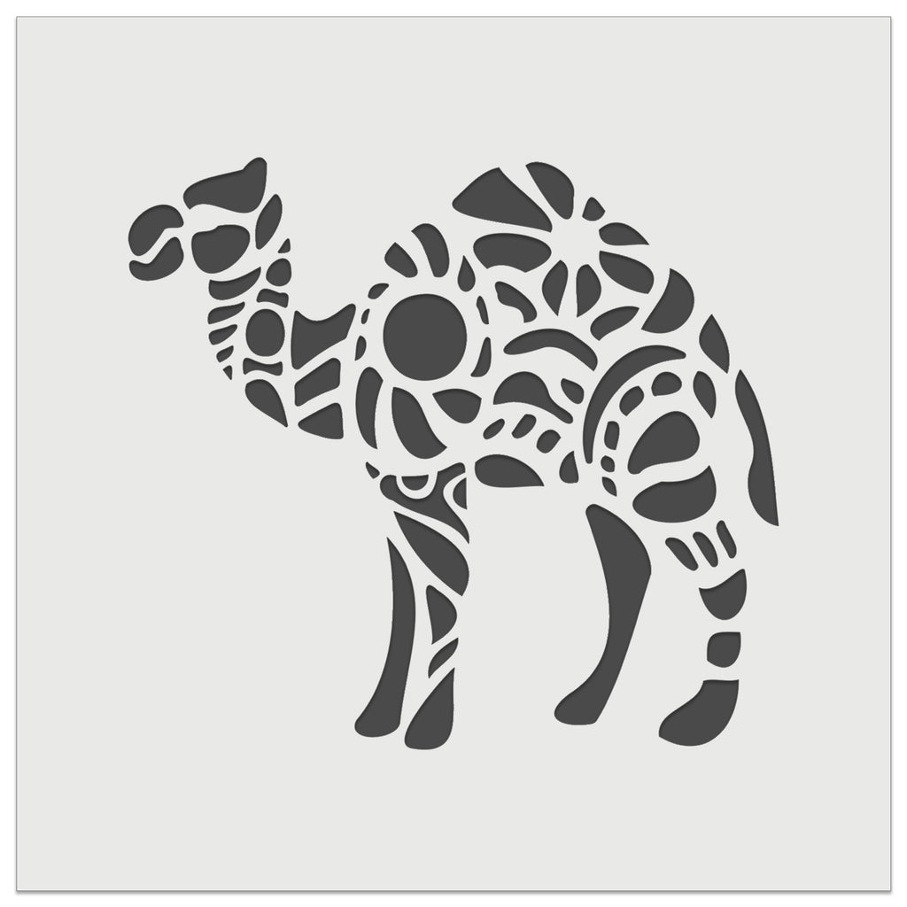 Intricate Dromedary Arabian Camel Wall Cookie DIY Craft Reusable Stencil