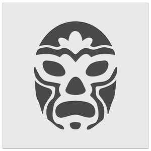 Luchador Mexican Wrestler Mask Lucha Libre Wall Cookie DIY Craft Reusable Stencil