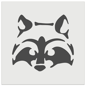 Masked Raccoon Trash Panda Head Wall Cookie DIY Craft Reusable Stencil