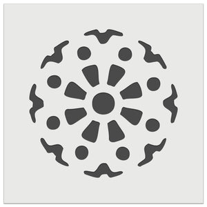 Mechanical Gear Cog Machine Wheel Wall Cookie DIY Craft Reusable Stencil