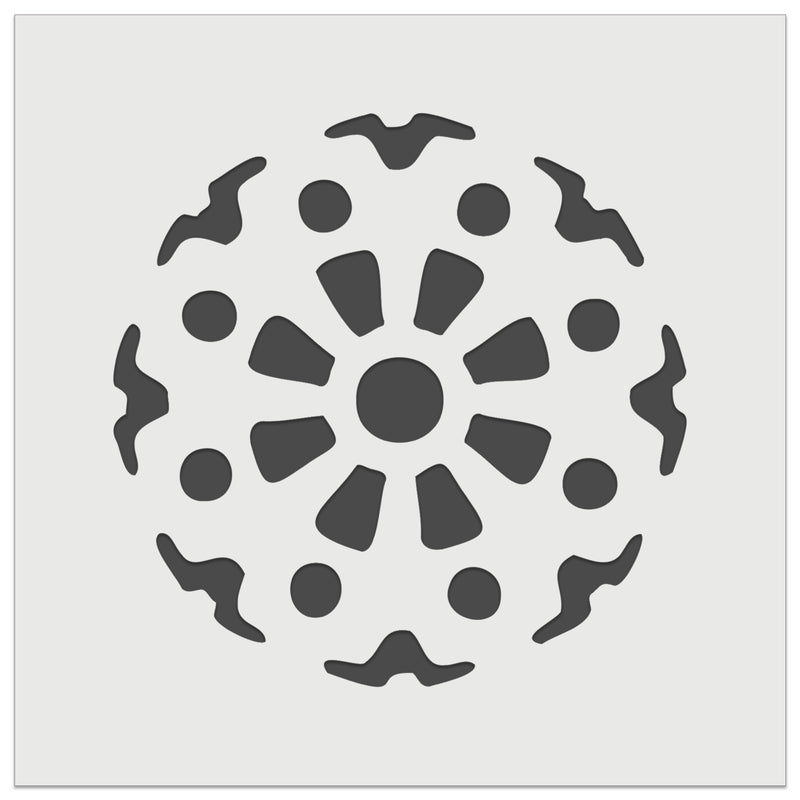 Mechanical Gear Cog Machine Wheel Wall Cookie DIY Craft Reusable Stencil