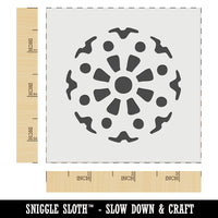 Mechanical Gear Cog Machine Wheel Wall Cookie DIY Craft Reusable Stencil