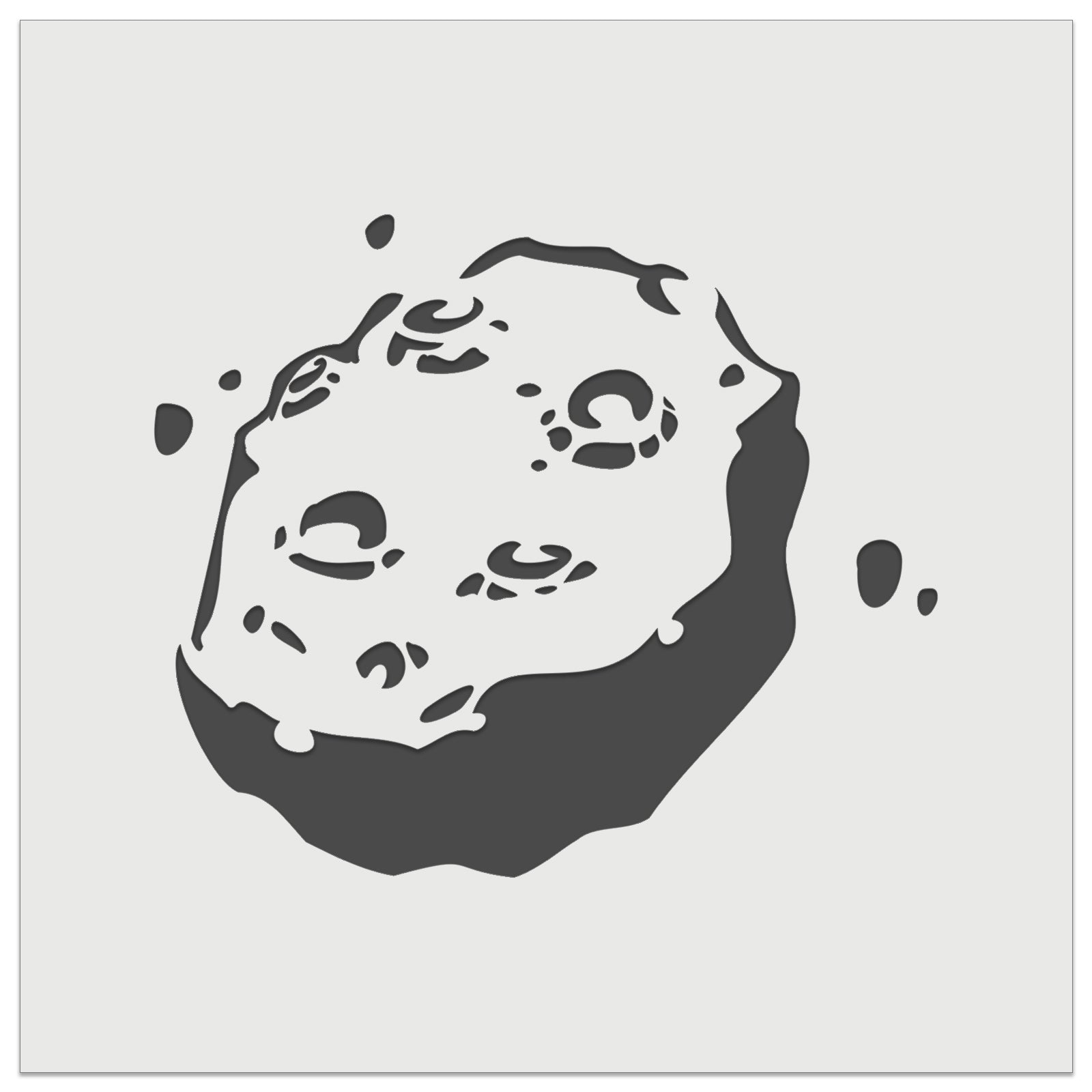 Meteorite Asteroid Space Rock Debris Wall Cookie DIY Craft Reusable Stencil