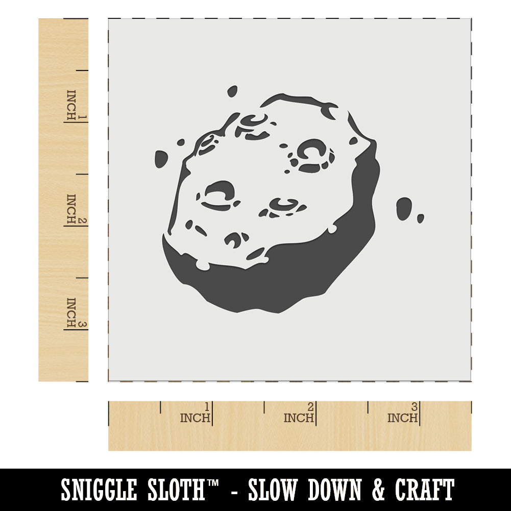 Meteorite Asteroid Space Rock Debris Wall Cookie DIY Craft Reusable Stencil