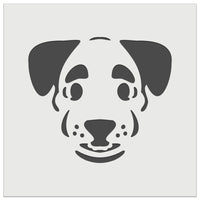 Puppy Dog with Big Eyebrows Wall Cookie DIY Craft Reusable Stencil