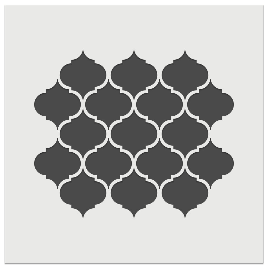 Quatrefoil Pattern Wall Cookie DIY Craft Reusable Stencil