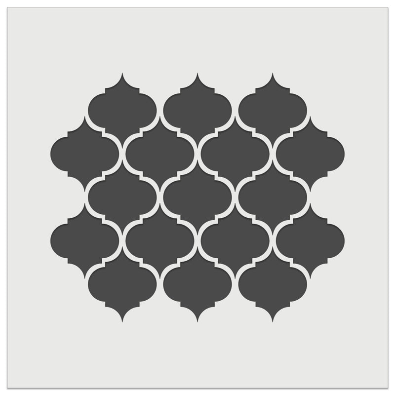 Quatrefoil Pattern Wall Cookie DIY Craft Reusable Stencil