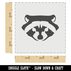 Raccoon Trash Panda Head Wall Cookie DIY Craft Reusable Stencil