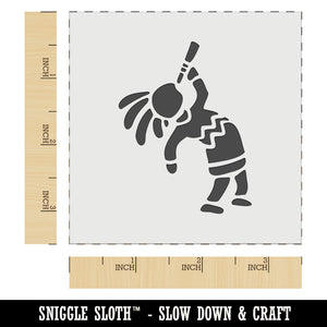 Southwestern Style Tribal Kokopelli Fertility Deity God Wall Cookie DIY Craft Reusable Stencil