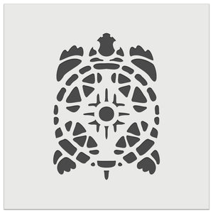 Southwestern Style Tribal Turtle Tortoise Terrapin Wall Cookie DIY Craft Reusable Stencil